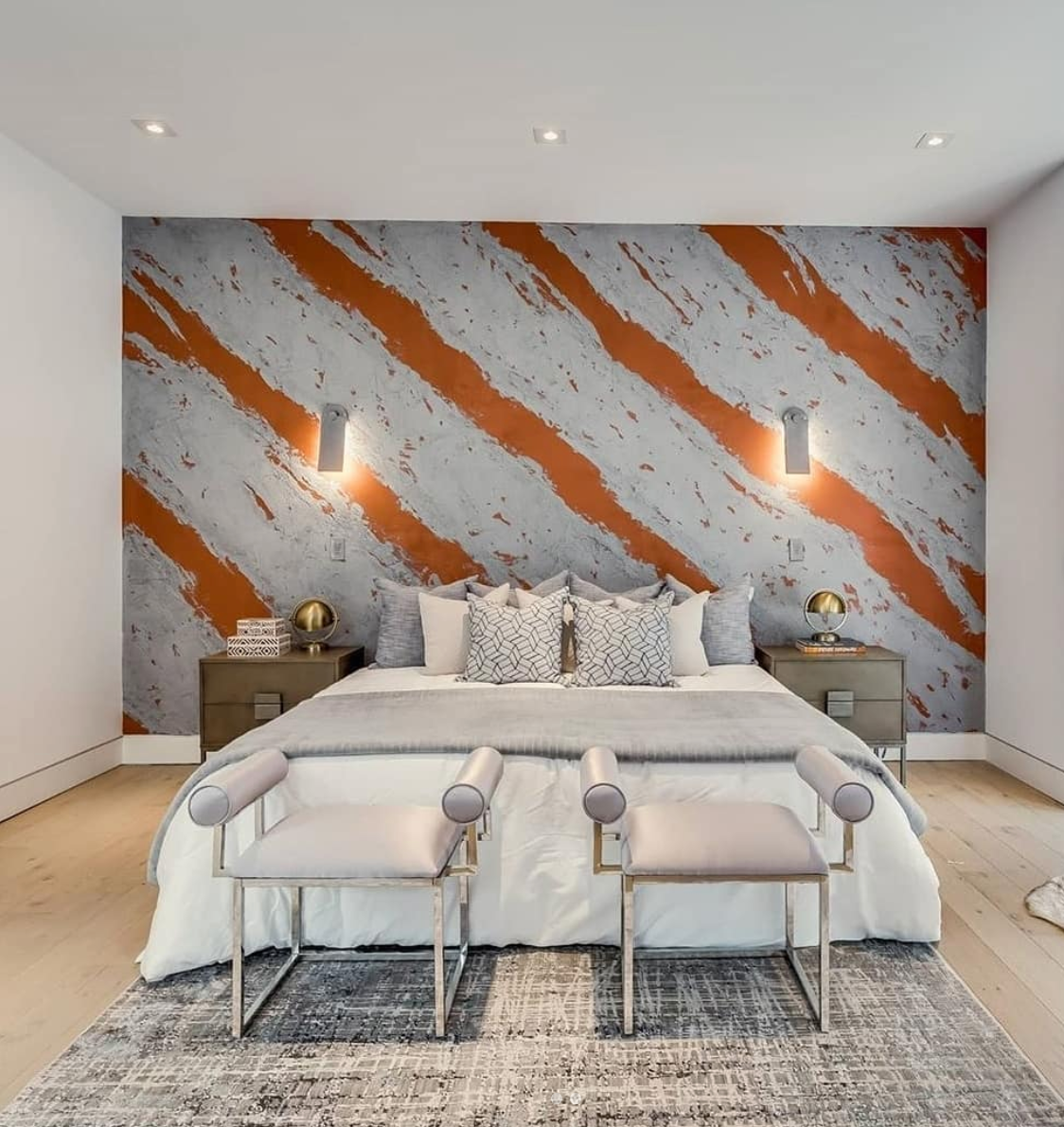 Bedroom accent wall